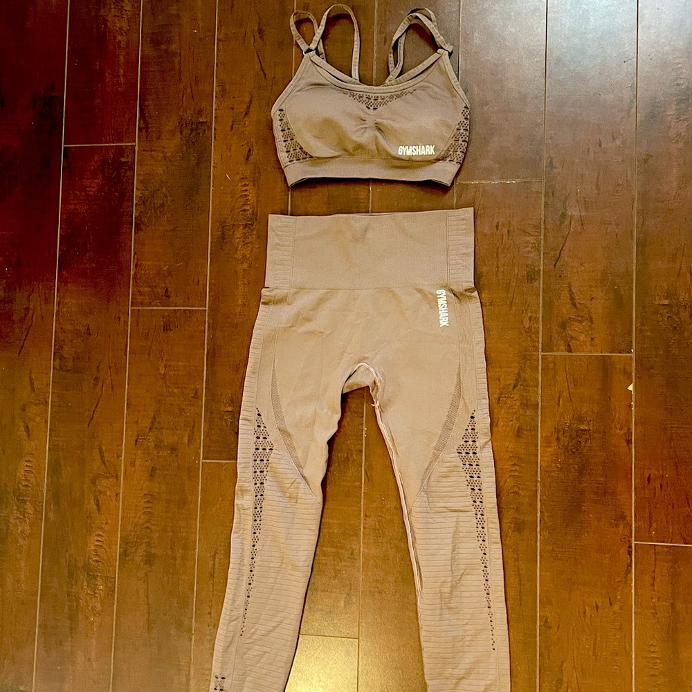 GYMSHARK ENERGY SEAMLESS SET MAUVE